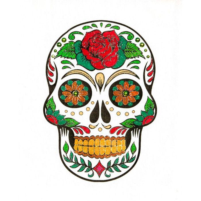 Feutre peinture pour tissu Vert clair pailleté