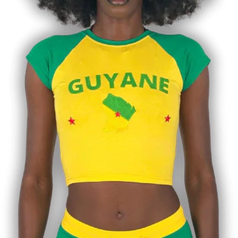 Damski crop top slim fit w stylu Y2K - Streetwear w stylu europejskim i amerykańskim