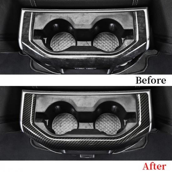 Διακοσμητικό Πλαίσιο Πάνελ Ποτηροθήκης Πίσω για Dodge Ram 1500 2018- Ανθρακονήματα