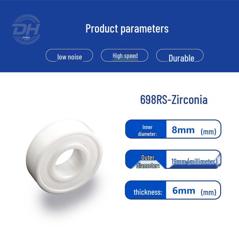 High-Performance Micro Baitcasting Reel with Zirconium Oxide Bearings and Heat-Resistant Ceramic Balls