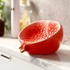 Soap Holder Wash Table Drain Pomegranate Toilet Box Light Luxury Dish for Home el Bathroom Decoration