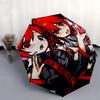 1pc Outdoor Umbrella with Anime Characters, Automatic Opening/Closing, Portable 3-Fold Design, 8-Rib Iron Frame - Perfect Gift for Fans, Traveler