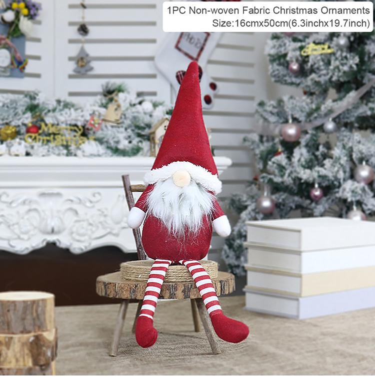 Christmas Gnomes Elf Doll Christmas Decorations 2025 Christmas Ornaments Home Decoration Xmas Gifts Navidad Natal New Year 2025
