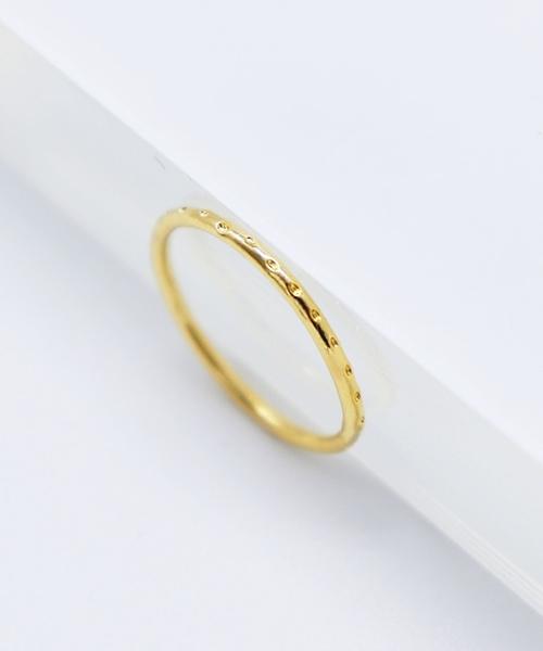 Bonbeau Amber Layered Ring Unique Layered Silver Ring (Type A)