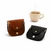 2 Pcs Secure Clasp Pocket Watch Storage Pouch PU Watch Organizer Portable Compass Bag  Outdoor Use