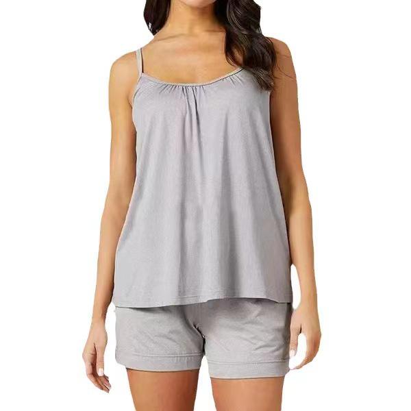 Modal Pleated Neckline Sports Yoga Women's Camisole