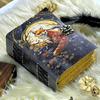 Fox Leather Journal: Handmade Grimoire, Blank Book of Shadows, Celestial Gifts