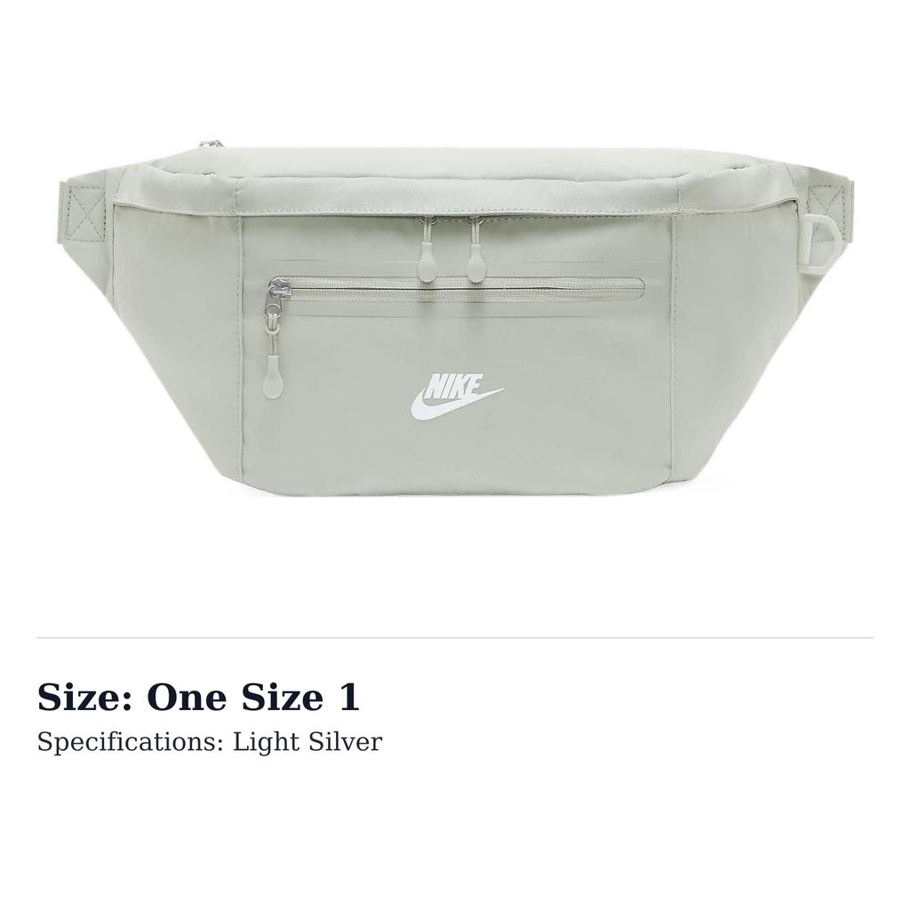 Nike Elemental Fabric Shoulder Bag, Crossbody Bag, Sling Bag, Fanny Pack Regular Unisex Light Silver DN2556-034