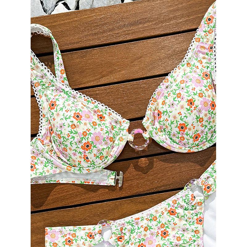 Micro Bikinis Push Up Women Swimsuits Sexy Swimwear Brazilian Bikini Set Halter Biquini Print Swimsuit Summer Beachwear