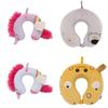 Unicorn Kids U Shape Pillow With Memory Foam And Soft Elastic Cover For Rest