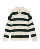 LEE Striped Collar Knit Green