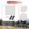 Baseball Softball Backstop Net Ball Basketball Portable Netting Multipurpose Hitting