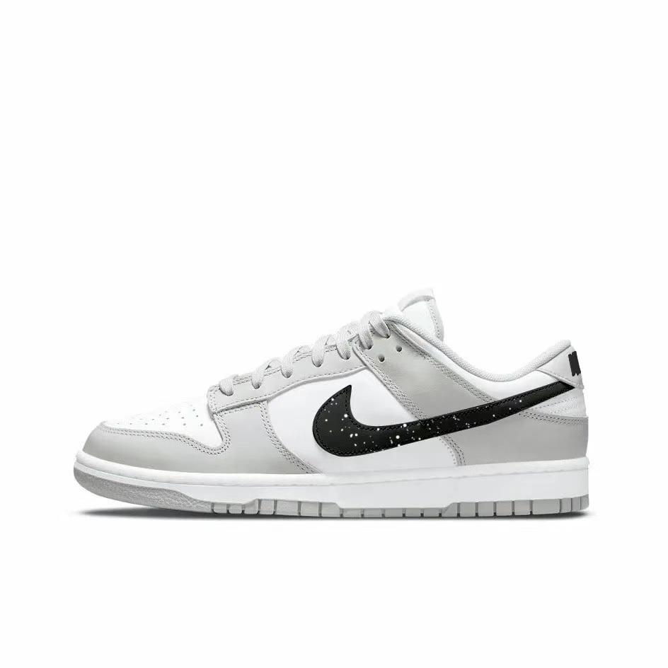 

Nike Dunk Winter Yihen Synthetic Leather Cushioning, Wear Resistant Low top Skateboard Shoes Unisex Black Gray DD1391-103(Team1791-) 40