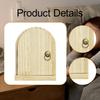 Wall Sticker, Modern Dustproof Wood Door Switch Cover for Home Cabin