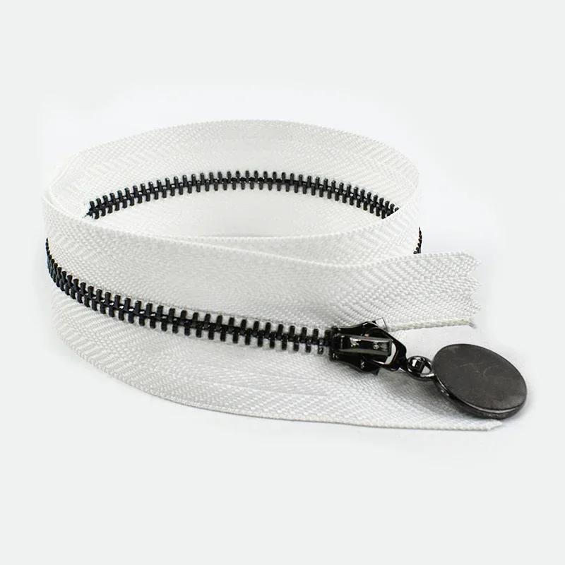 Meetee 3/5 Bucăți Kit de Reparație Fermoar Metalic #3 15-30cm Capăt Închis 40-70cm Capăt Deschis Fermoare pentru Buzunar Îmbrăcăminte Accesorii de Cusut