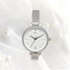 Fieldwork Analog Watch with Stainless Steel 5 ATM Water Energy WP Ripple Women's Strap, Resistance, Saving, Silver, (JN025-1)