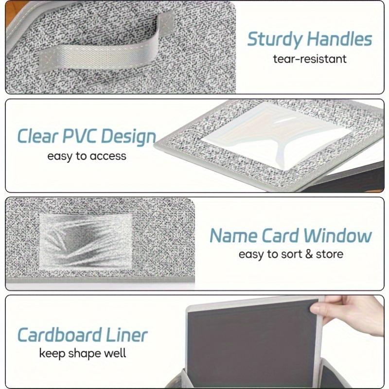 Stackable Baseball Hat Storage Box Foldable, Cardboard,Large Capacity,Ideal for Home/Wardrobe/Travel,Great for Storage Display.