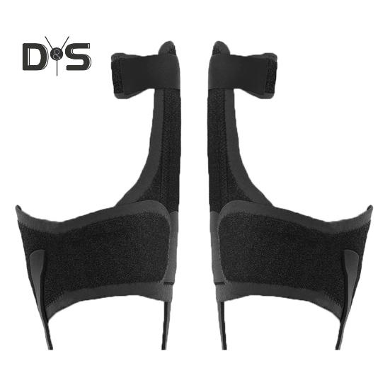 

1 пара корректоров косточки большого пальца ноги, выпрямитель, разделитель, регулируемая шина для косточки большого пальца ноги при вальгусной деформации большого пальца ноги, удобная, дышащая, обезболивающая чёрный