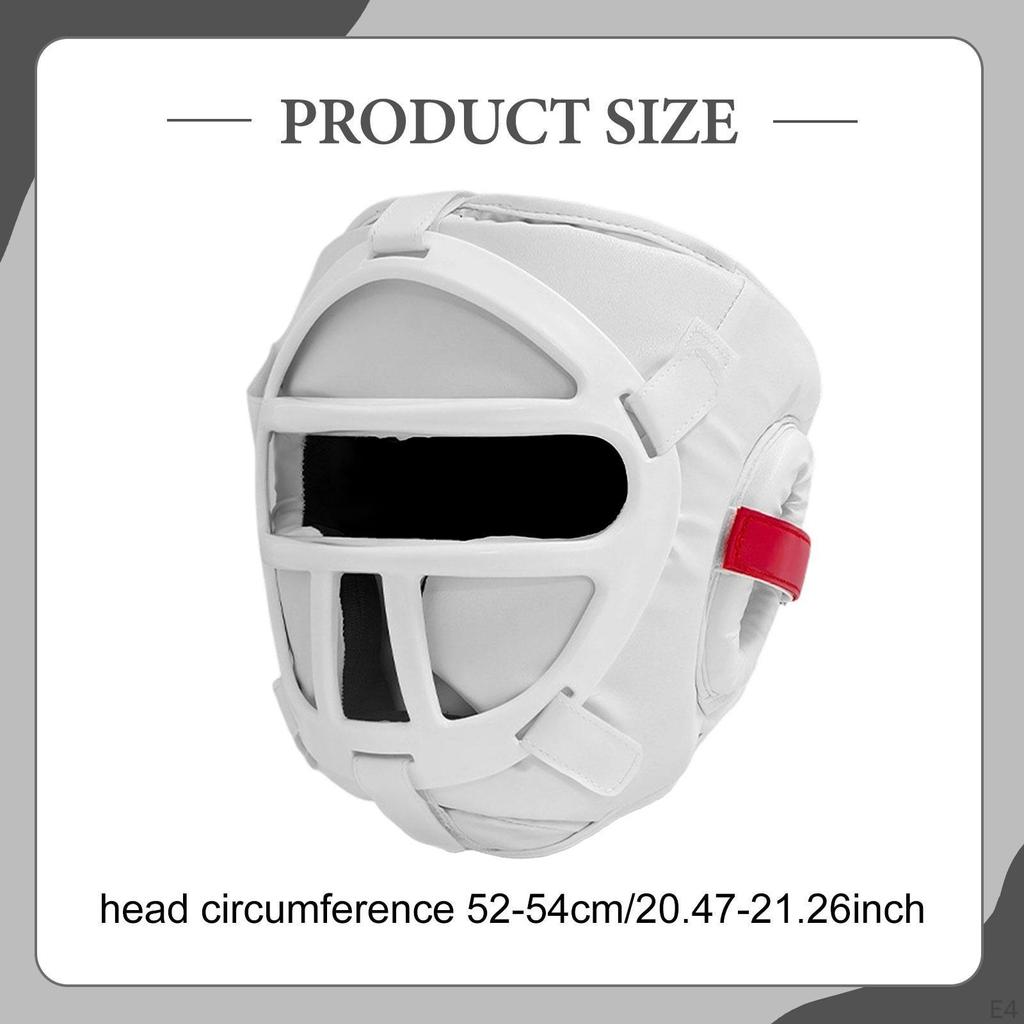 Boxing Headgear Helmet Guard Accessories Impact Absorption with Face Training for