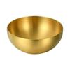 Korean Food-grade Stainless Steel Instant Noodle Bowl, Cold Noodle Salad Bowl, Single-layer Simple Fruit Salad with High Value