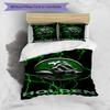 3pcs Football Team (11) Design Cover Set - HD Printed Bedding with 1 Cover and 2 Pillowcases - Perfect for Home and Dorm Decor