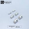 S925 Sterlingsilber Bambusrohr Abstandshalter Perlen für Handgemachten Schmuck DIY