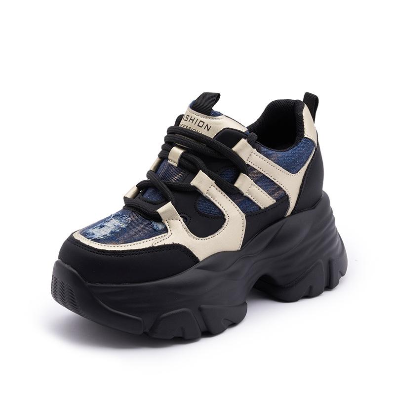 

Platform dad shoes women s 2025 spring new casual sports shoes fashionable versatile trendy small inner height increase women s shoes 34