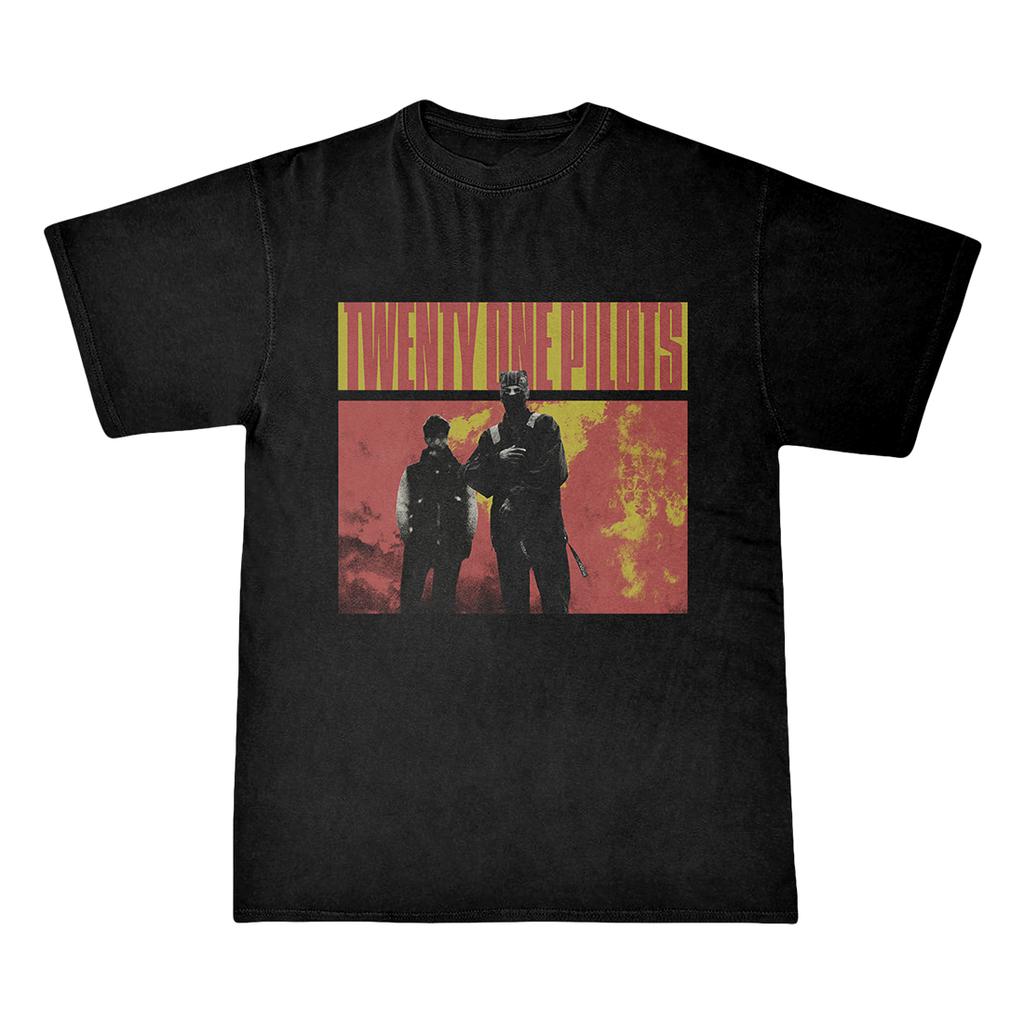 Vintage Casual T-Shirt Twenty One Pilots Band Women Men Short Sleeve Oversized Rapper Hip Hop Punk Street Harajuku Unisex Tees
