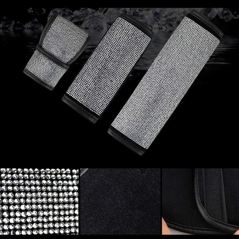 Universal Car-styling Soft Handbrake Cover Seat Belt Cover Shift Knob Cover Auto Accessories Set