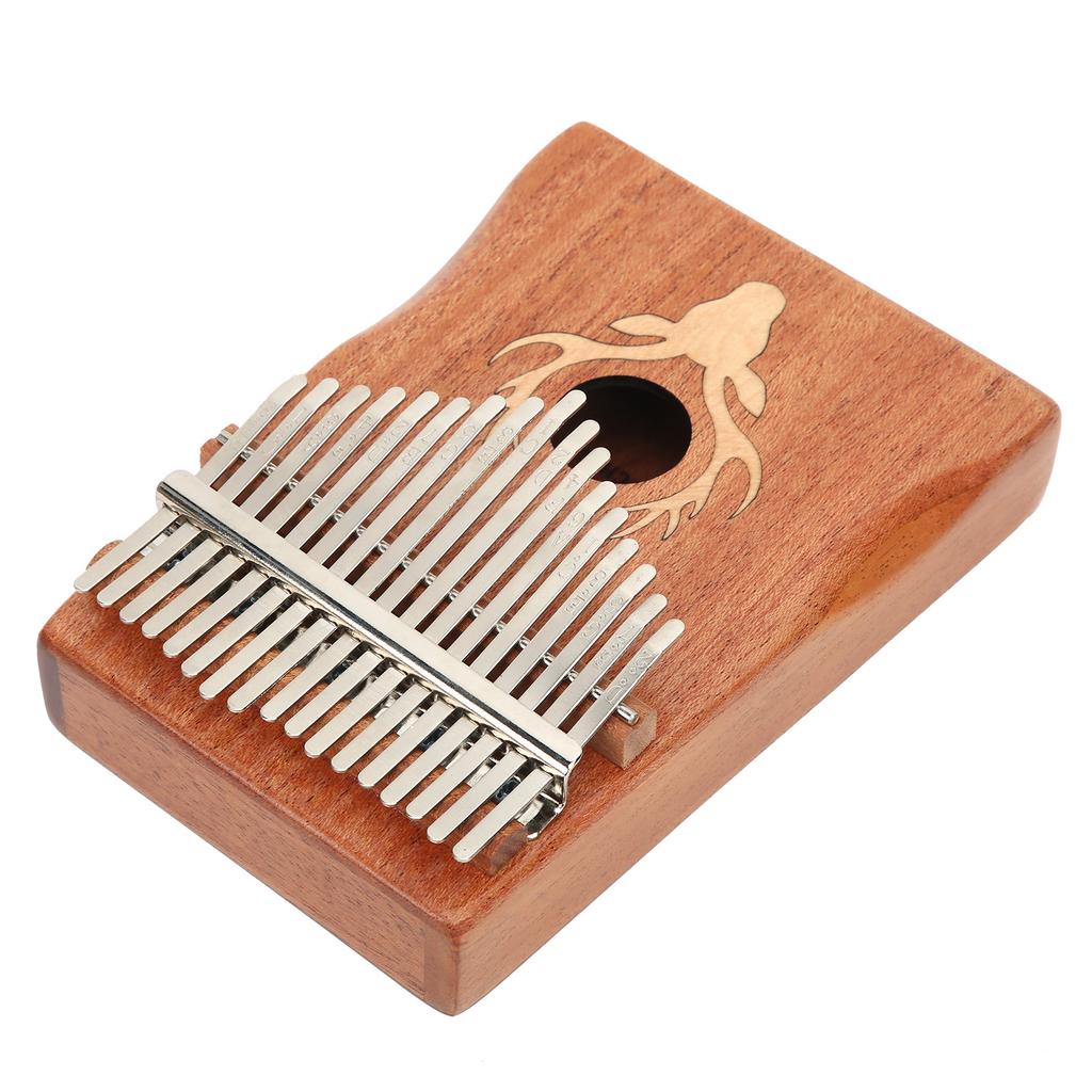 17 Key Kalimba Thumb Piano Mini Portable Musical Instrument Toy Birthday Gift SuppliesElk   Maple Inlay