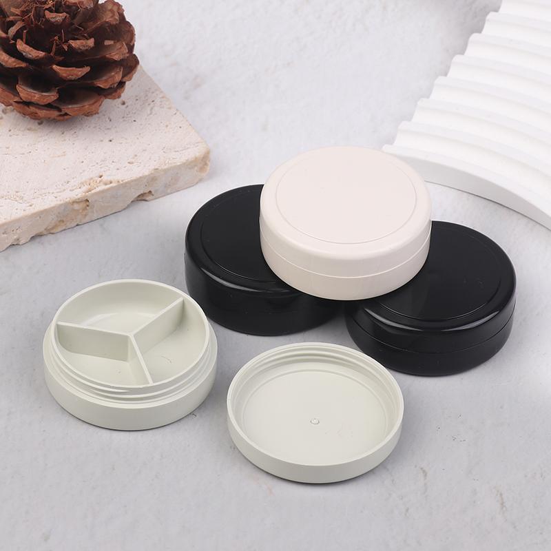 3/4 Grids Nail Patting Gel Empty Jar Glitter Nail Painted Polish Holder Case Packaging Box Manicure Uv Glue Organizer Plastic