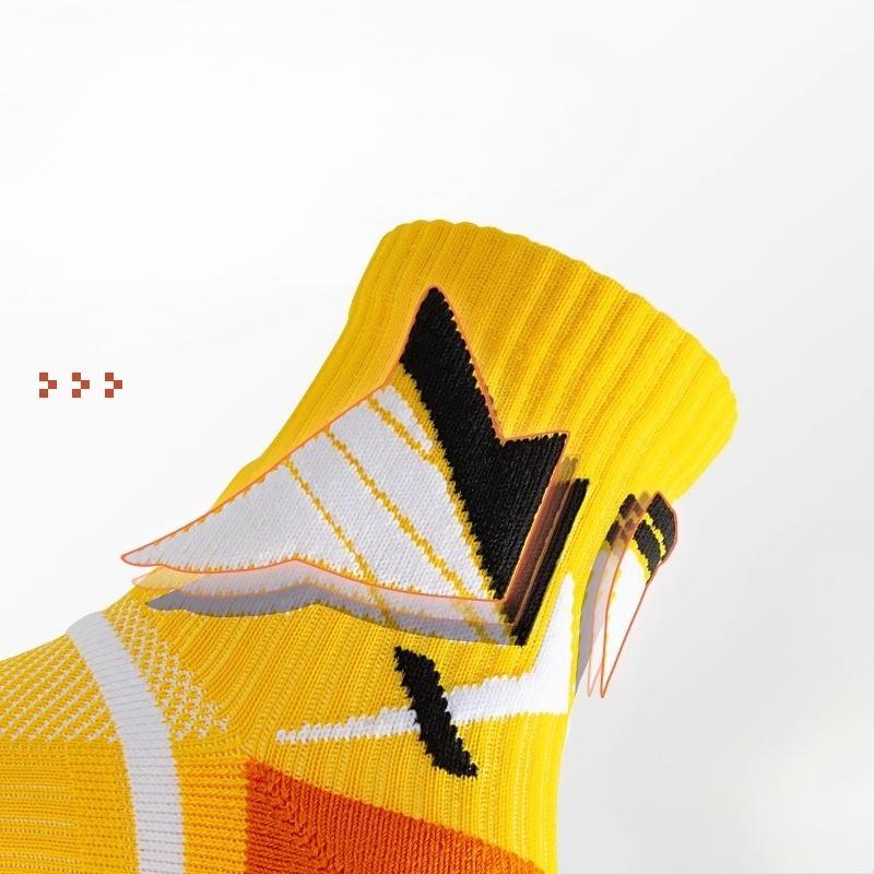 Badminton Socks for Women, Mid-calf, Autumn and Winter Towels, Thick-soled, Professional Fitness, Outdoor Running Sports