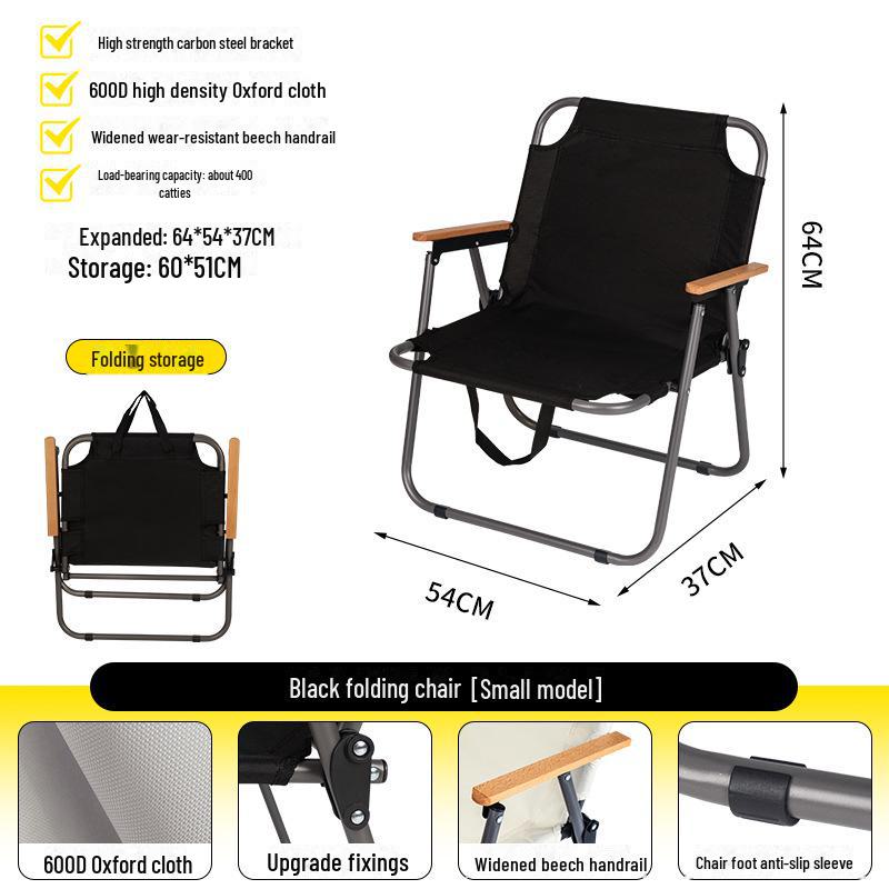 "Kermit Portable Ultralight Folding Camping Chair for Outdoor Beach and Picnic"