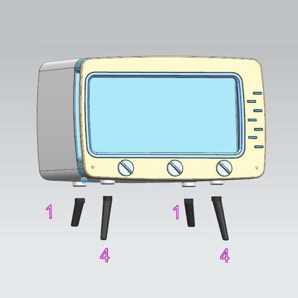 2 in 1 Tissue Box  Desk Box Creative TV Appearance with Phone Stand