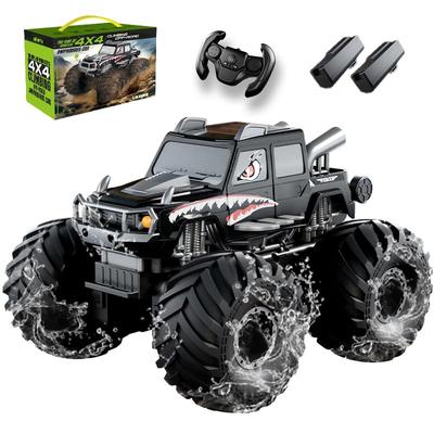 ZAVEN RC Popular Amphibious Car for Includes 2 Remote Toy for Boys Ages Birthday Christmas Technical Standards E215 Car, Off-Road Kids, Waterproof,