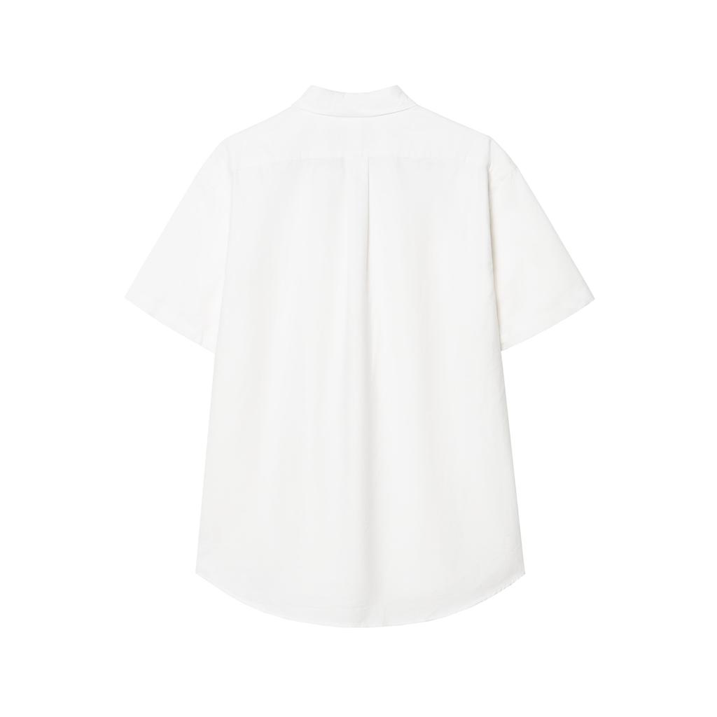 Polo Ralph Lauren Solid Color Polo Collar Single-Breasted Shirt Men Shirts White 710745385-002
