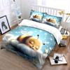 Cute Bee Plush Set for Bedroom Decor Multiple sizes kid's and adults' bedroom Exquisite 3PC bedding set gift