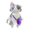ReZero Emilia Plush Toy Pack Cat Hugging Pillow Goods Stuffed Animal Portable Gift Cotton Products Support Items Present Unofficial (22CM) Parallel