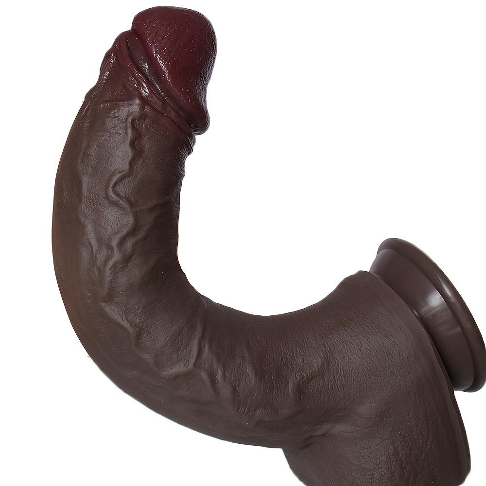 12.6 Inch Realistic Silicone Dildo with Strong Suction Cup, Soft Body-Safe Silicone, Waterproof, XXL Size, Discreet Packaging