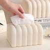 [Bread Tissue Holder] One Unique Beige Tissue Box Holder Shaped Like Bread -Made From Durable PP,Featuring An Easy-To-Use Design for Decorating Dining