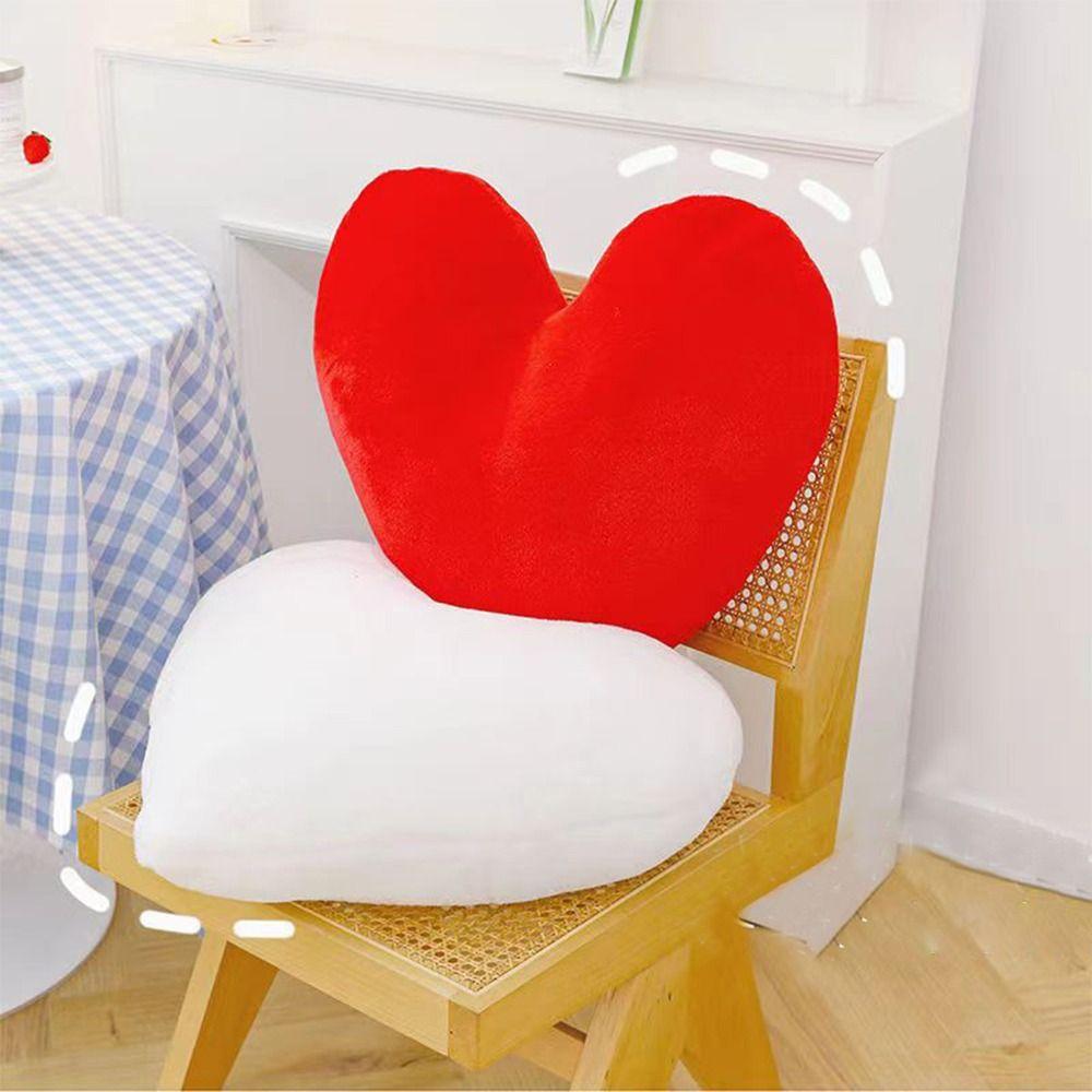 Heart Shape Soft Pillow 30cm Stuffed Pillow Creative Gift Heart Plush Pillow  Home Decorative
