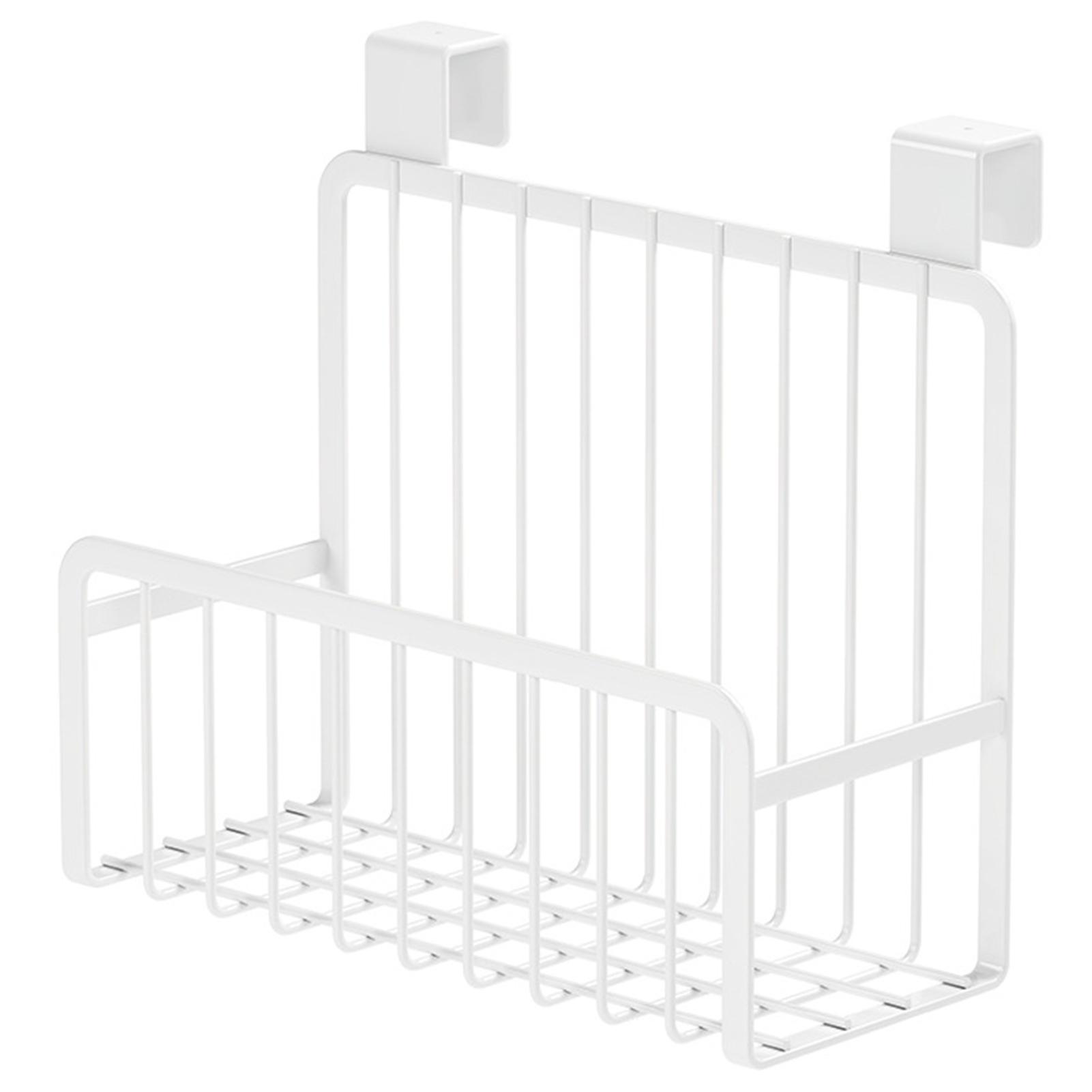 

Прикроватный подвесной органайзер для хранения вещей в корзине для хранения вещей в шкафу для спальни, ванной комнаты, органайзер для хранения вещей в сумке, подставка белый