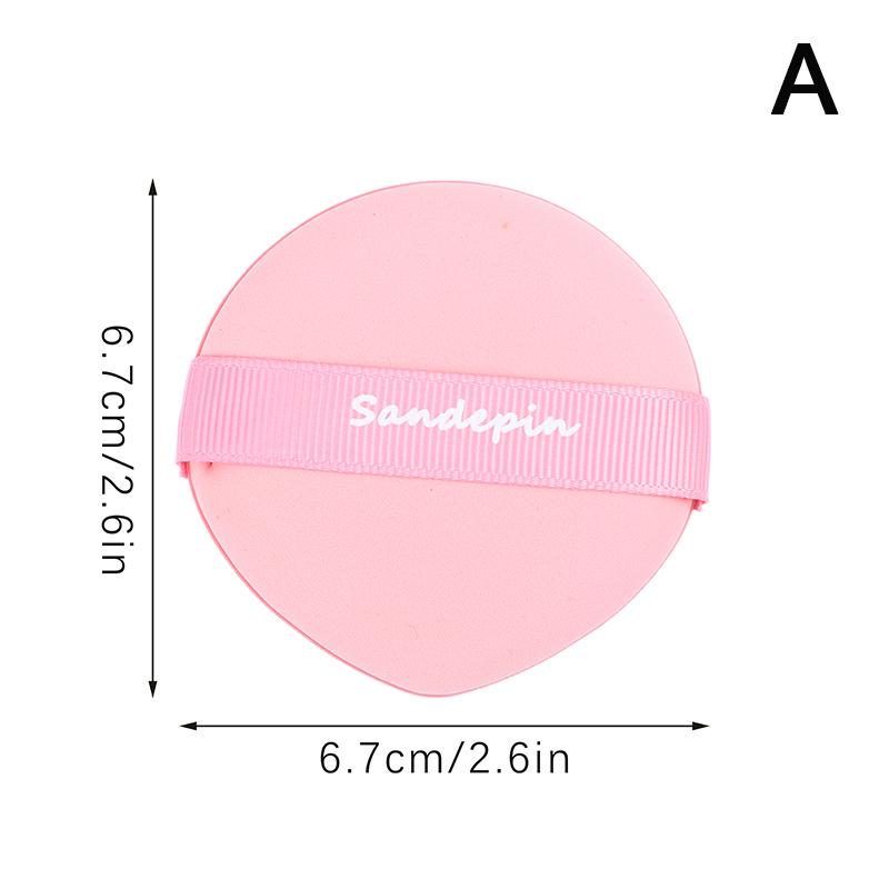 1/4Pcs Strawberry Cookie Puff Professional Air Cushion Puff Concealer Foundation Puffs Wet And Dry Use Puff Makeup Sponge A