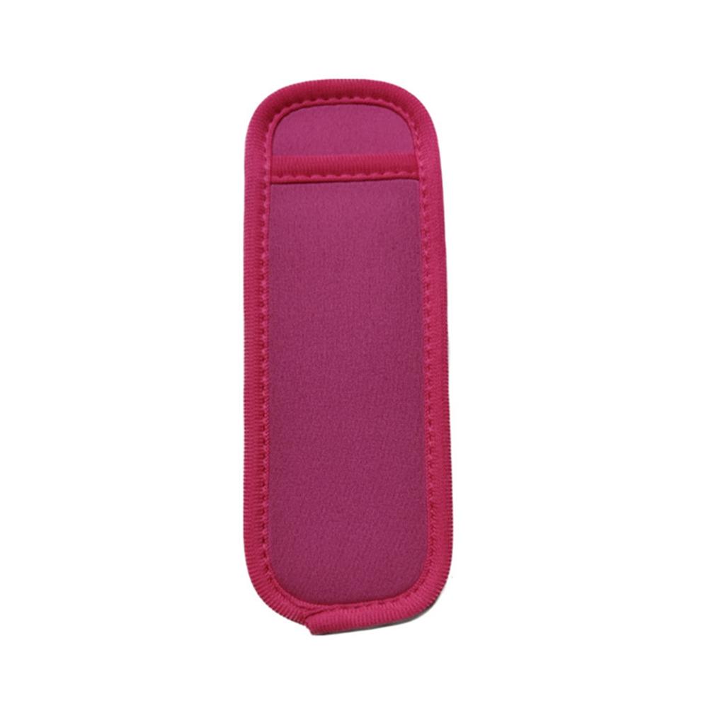 Ice Pops Neoprene Insulator Sleeves, Freezer Popsicle Holder Sleeves, Colorful Ice Sleeves Holder Bag, Reusable Washable Ice Popsicle