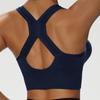 Plus Size Sports Bra, Back Beauty Design, Push Up Anti Saggy Yoga Bra, Seamless Fitness Running Workout Bras for Women