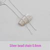 Versatile Extra Small 90cm Metal Nail Art Bead Chain for DIY Nail Accessories