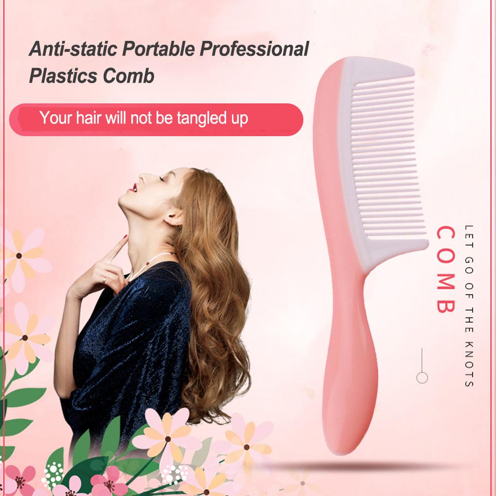 Comb Plastics Grooming Tools Barbers Salon Hair Brush Handily Grip Styling Accessories Hairdressing Dense Teeth Wide Tooth Combs