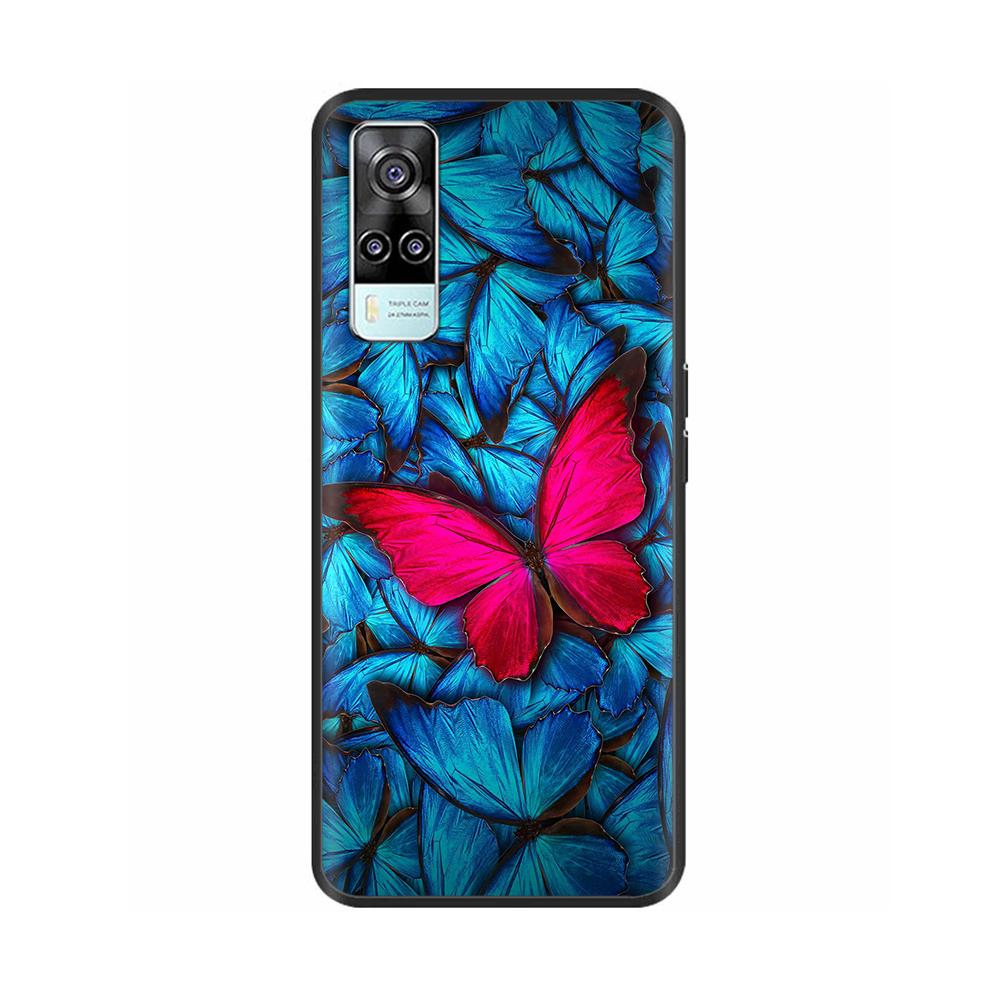 Für Vivo Y33 V2057 Hülle Silikon Weiches TPU Handy Rückabdeckung für Vivo Y33 4G Hülle für vivoY33 Y 33 2021 Coque Fundas Para Bumper