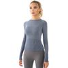 Autumn/Winter Long-Sleeve Yoga Top: Slim, Breathable Modal Cotton Body Shaper for Running and Fitness.