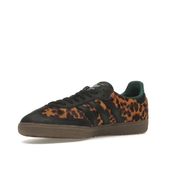 Adidas Samba OG Schwarz Grün Leopard JI2735 Unisex